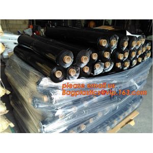 Custom biodegradable agriculture plastic mulch film,tubular roll with black