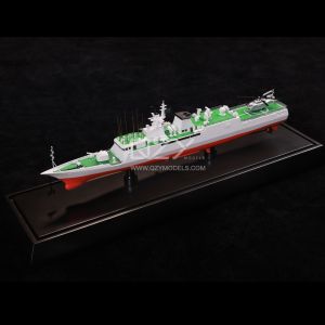1 /300 Warship Model with Handmade 3D Printing Laser Cutting