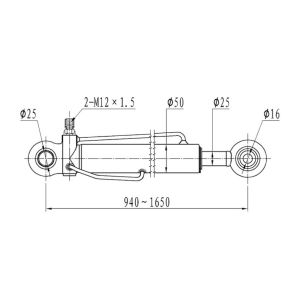 MAN Truck Body parts 81417236124 85417236010 cabin cylinder