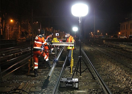 400W LED Inflatable Light Tower Soft Light for Work Areas Easy Setup