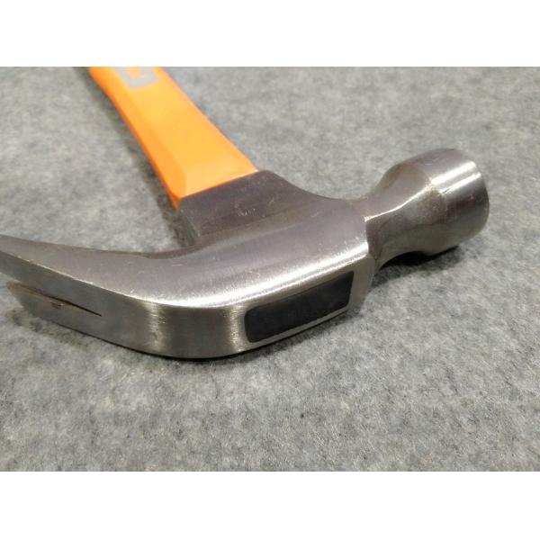 8OZ-24OZ steel claw hammer( XL0009) with polishing surface and durable double color rubber handle