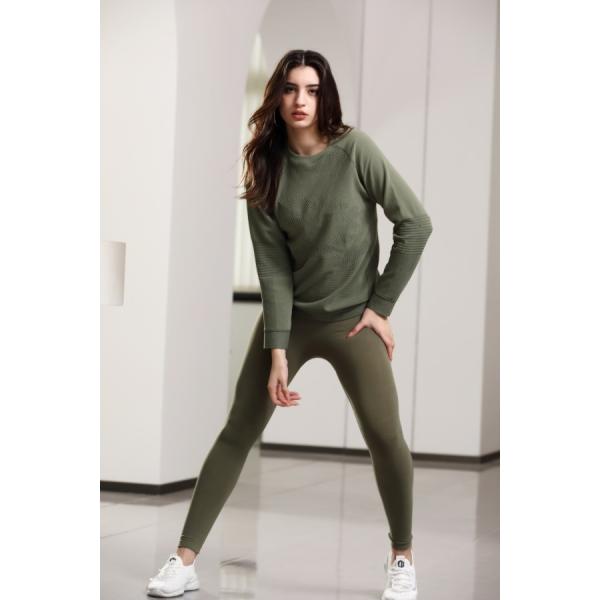 Sustainable Recycled Poly Long Sleeve Pullover Antibacterial