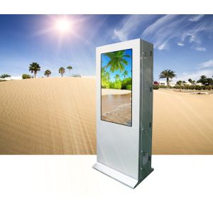 Wireless Wifi Stand Alone Digital Signage With Air - Conditioner , Floor