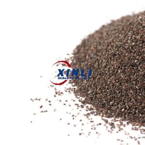 Brown Sandblasting Materials 1.95G/Cm3 Media Blasting Material