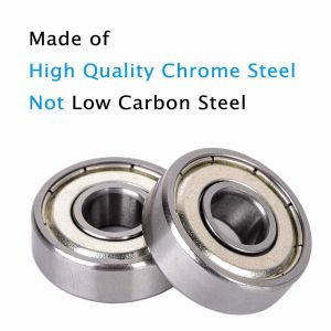 10x26x8mm 6000ZZ Ball Bearing High Speed Metal Shielded Bearings ABEC 3