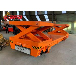 OEM Dc Motor 50T Hydraulic Lifting Transfer Cart Steerable