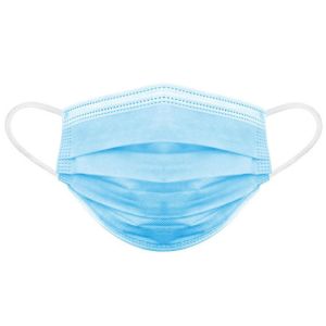 Low Breathing Resistance Sterile Face Mask Non - Irritating Adjustable Nose