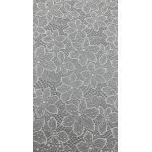 White Lace Unique Floral Hollow Up Effect For Artistic Wedding Evening Dresses