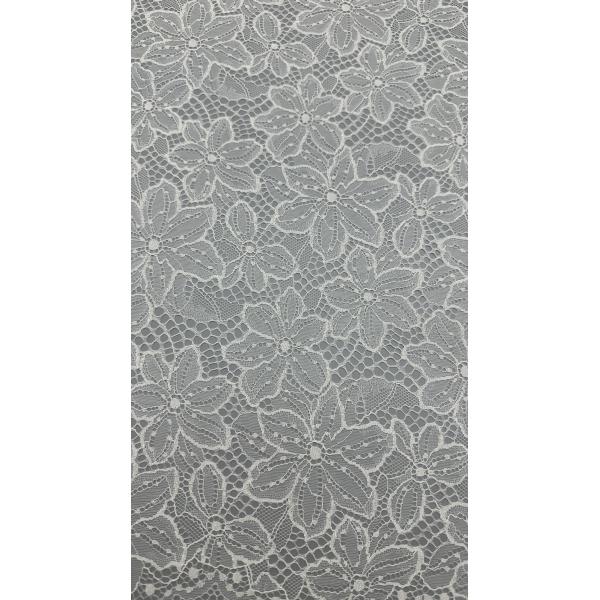 White Lace Unique Floral Hollow Up Effect For Artistic Wedding Evening Dresses