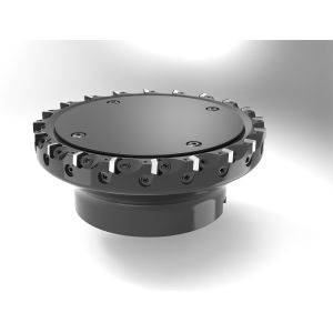 PCBN Face Milling Cutters Cast Iron End Milling Cutter For Finishing