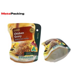 Plastic Disposable Food Pouches Custom Printing High Temperature Resistance
