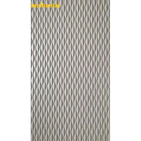 Four Feet Bronze Color Embossed Stainless Steel Sheet Decoration Product