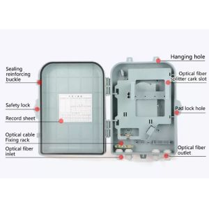 Outdoor Optical Fiber Distribution Box ABS Material