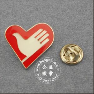 Quality volunteer badge Lions pins badge KQ06 stamping epoxy paint Badge for sale