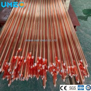 12.7-25mm Diameter Range Copper Bonded Steel Ground Rods for Earthing Protection
