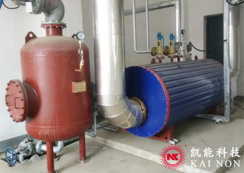 1200KW Gas Engine Waste Heat Recovery Steam Boiler Horizontal Exhausted