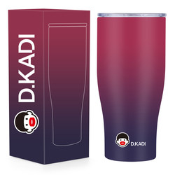 Stainless Steel Vacuum Tumbler Travel Mugs With Straw