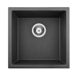 Factory Direct Price 17 Inch Black Under Mount Composite Granite Bar Sink