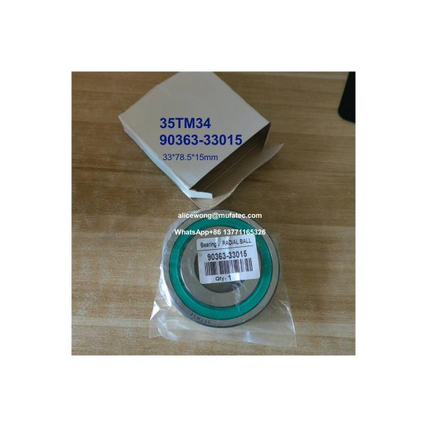 35TM34 90363-33015 Toyota gearbox bearings special ball bearings for Toyota spare part replacement 33*78.5*15mm