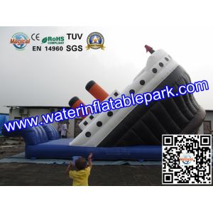 Giant Titanic Inflatable Slide For Kids WaterProof And Fireproof