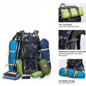 40l Urban Camouflage Outdoor Hiking Camping Backpack