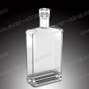 Customization Screen Printing 375ML Glass Liquor Bottles