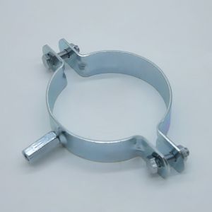 Pipeline Connectors Clips Adjustable Galvanized Pipe Clamp Hanging Hoop With M8 Nut