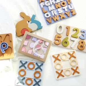 Age Range 1-4 Silicone Jigsaw Puzzle Promotes Cognitive Development Educational
