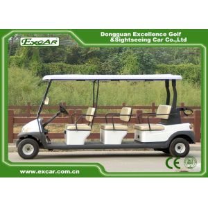 Electric Club Car Golf Cart 8 Passenger 48v 3.7kw With Trojan Battery