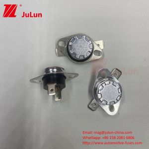 Automated Reset KSD301 Bimetal Thermostat ,Snap Action Thermal Disc Switch