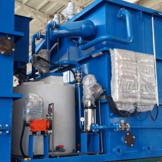 Buy 1m3/h Waste Water Treatment Equipment , Blue Air Flotation Machine at wholesale prices