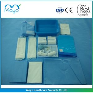 Nonwoven Obstetrics Drapes Delivery Surgical Drape With Adhesive
