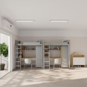 Support customization Youth Dormitory Bunk Bed With Stairs Customizable for