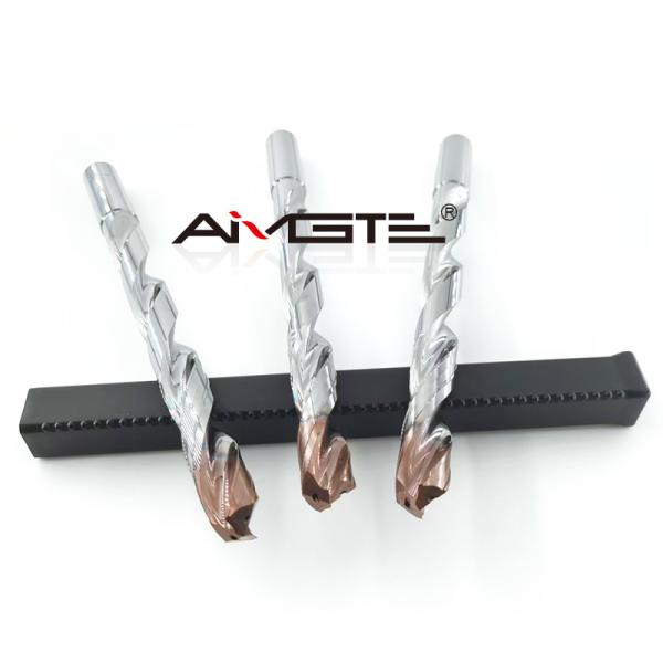 12D 14mm Solid Carbide Deep Hole Drills for SC45 304 steel TiSiN Coating