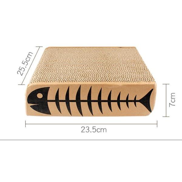 Corrugated Cardboard Cat Scraching Mats , Cat Scratching Board with Catnip