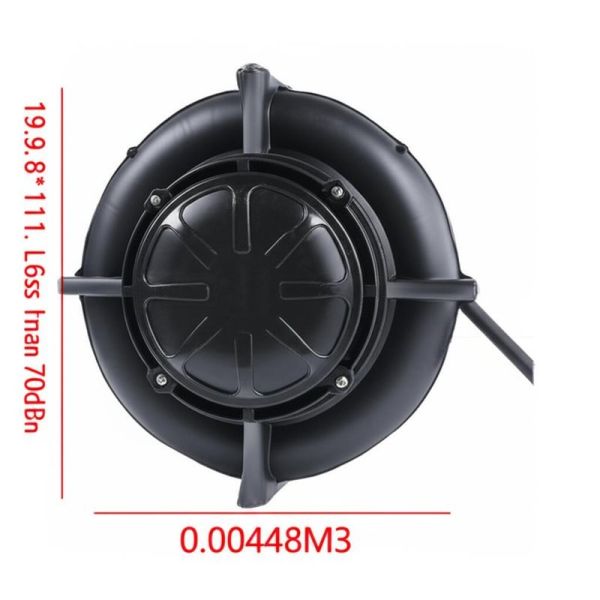 Buy Inflation with Inflatable Air Blower Fan Noise Level Less Than 70dB 19.8*11.6*19.5cm 0.00448M3 at wholesale prices