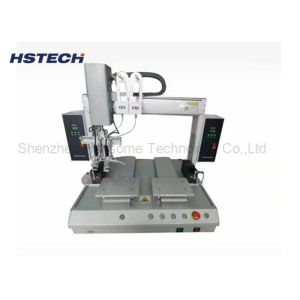 Quality 2 Sets Temperature Controller Dual Head Dual Platform Auto Soldering Robot for sale