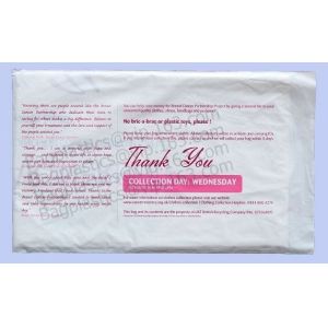 Compostable Charity Donation Collection bags, collection sacks, Donation sacks,