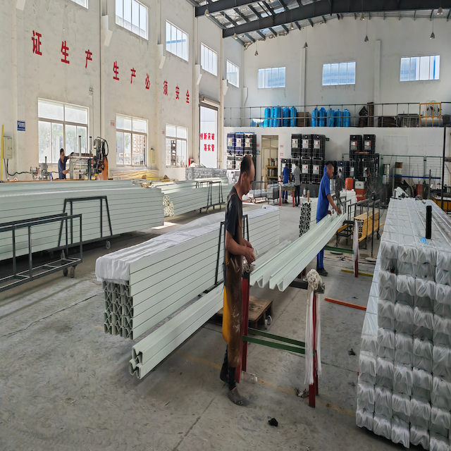 Quality Special shape of FRP profile made according the provided drawing and ordered as request, with vinyl resin and polyester combo mat. Very good for sale