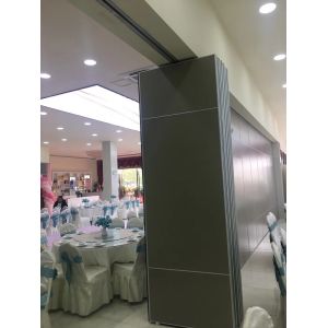 Hotel Folding Partition Wall , Wooden Acoustic Movable Partition