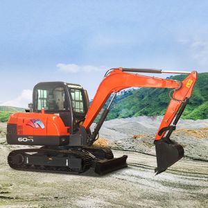 4 Cylinder Water Cooling 6 Ton Mini Excavator Customized Color