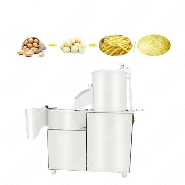 Fresh Potato Peeling Slicing Machine Potato Chip Cutter Slicer Cutting Machine