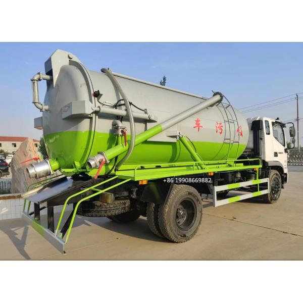 Foton 4x2 Driver 10000L Sewage Suction Truck with Vacuum Pump for Sucking Waste Water Vacuum Sewer Tanker Suction Truck