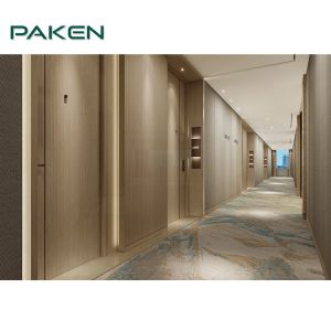 Laminated E1 Grade Board Hotel Fixed Furniture Solid Wood