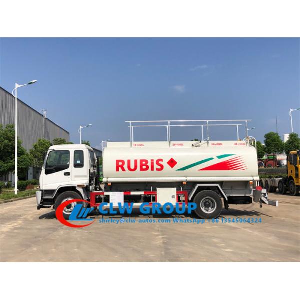 4 Compartment ISUZU FTR 15000L Refueler Truck