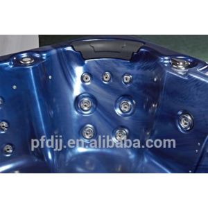 6 Person Capacity Large Whirlpool Tub , Outdoor Whirlpool Tub With Corner Drain