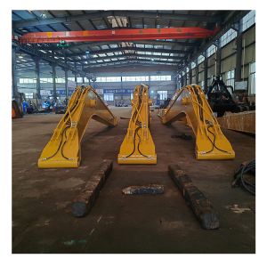 Q355B Q690D Steel CAT320 Excavator Long Reach Boom