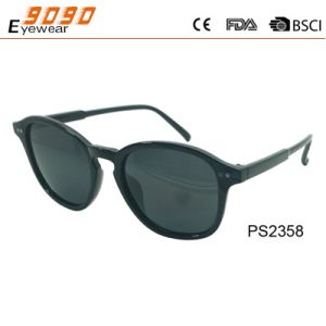 New arrive and fashionable sunglasses ,made of plastic, suitable for men and women