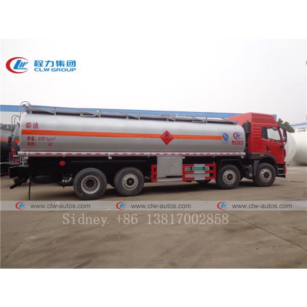 FAW 8X4 30000L Fuel Delivery Tank Truck With Flow Meter