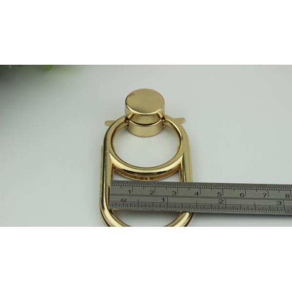 New style luxury bag accessories hardware light gold metal twist locks